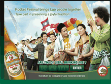 Tablet Screenshot of beer-lao.com